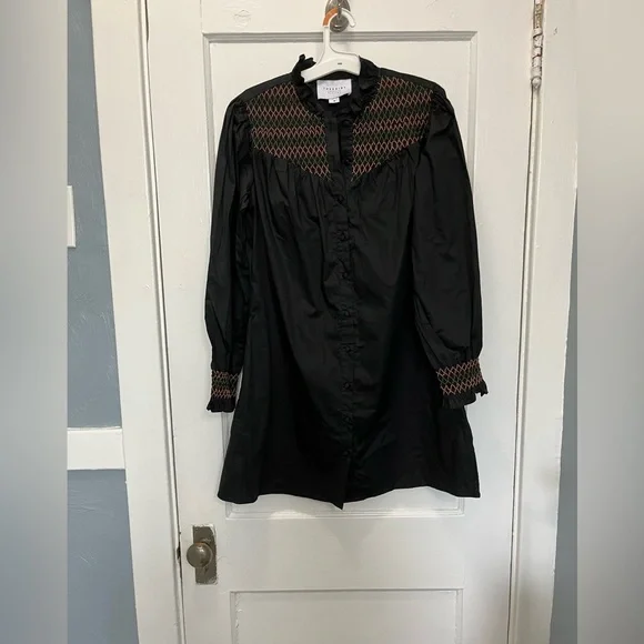 Tuckernuck Black Embroidered Dress - Picture 2 of 5